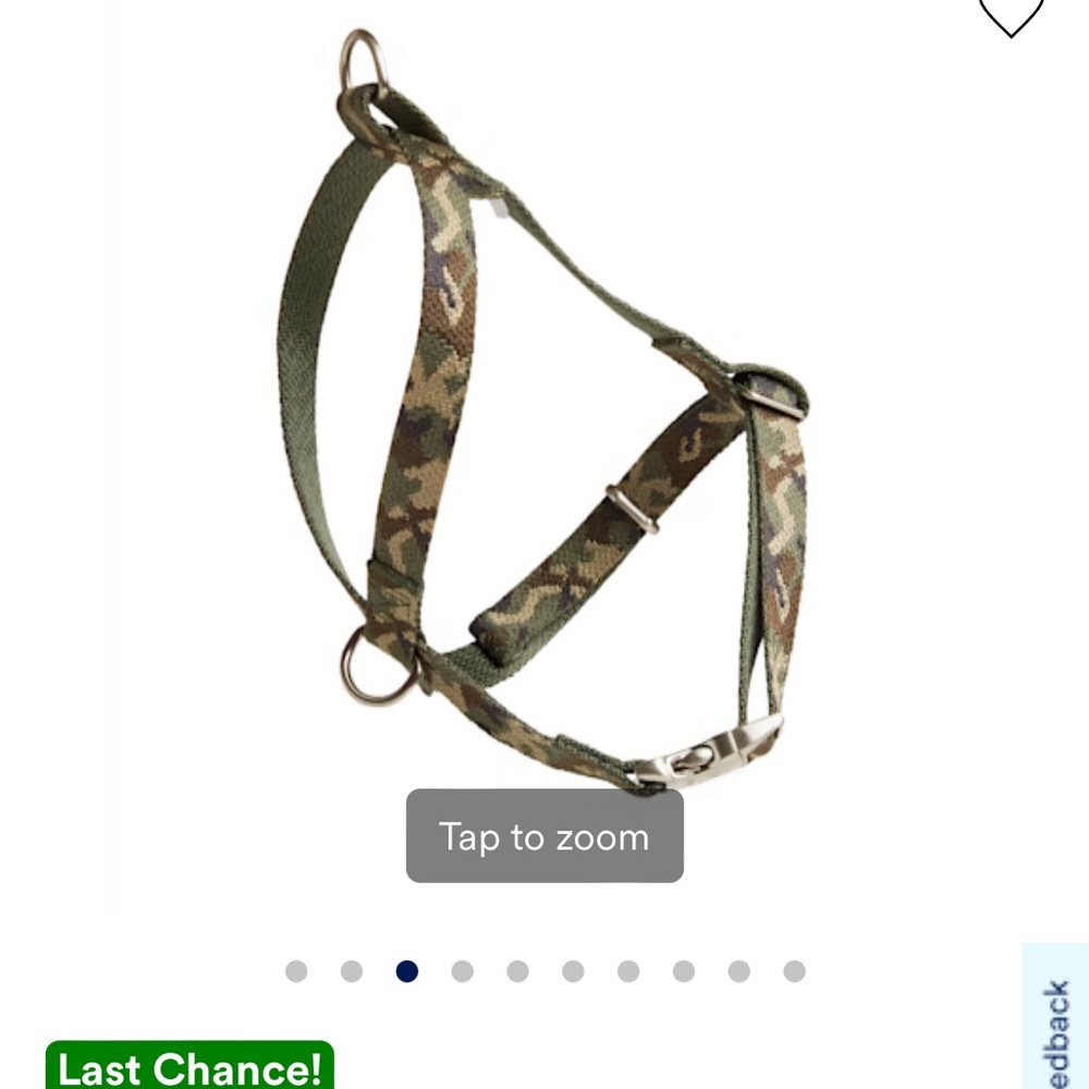 Reddy Green Camo Dog Harness
